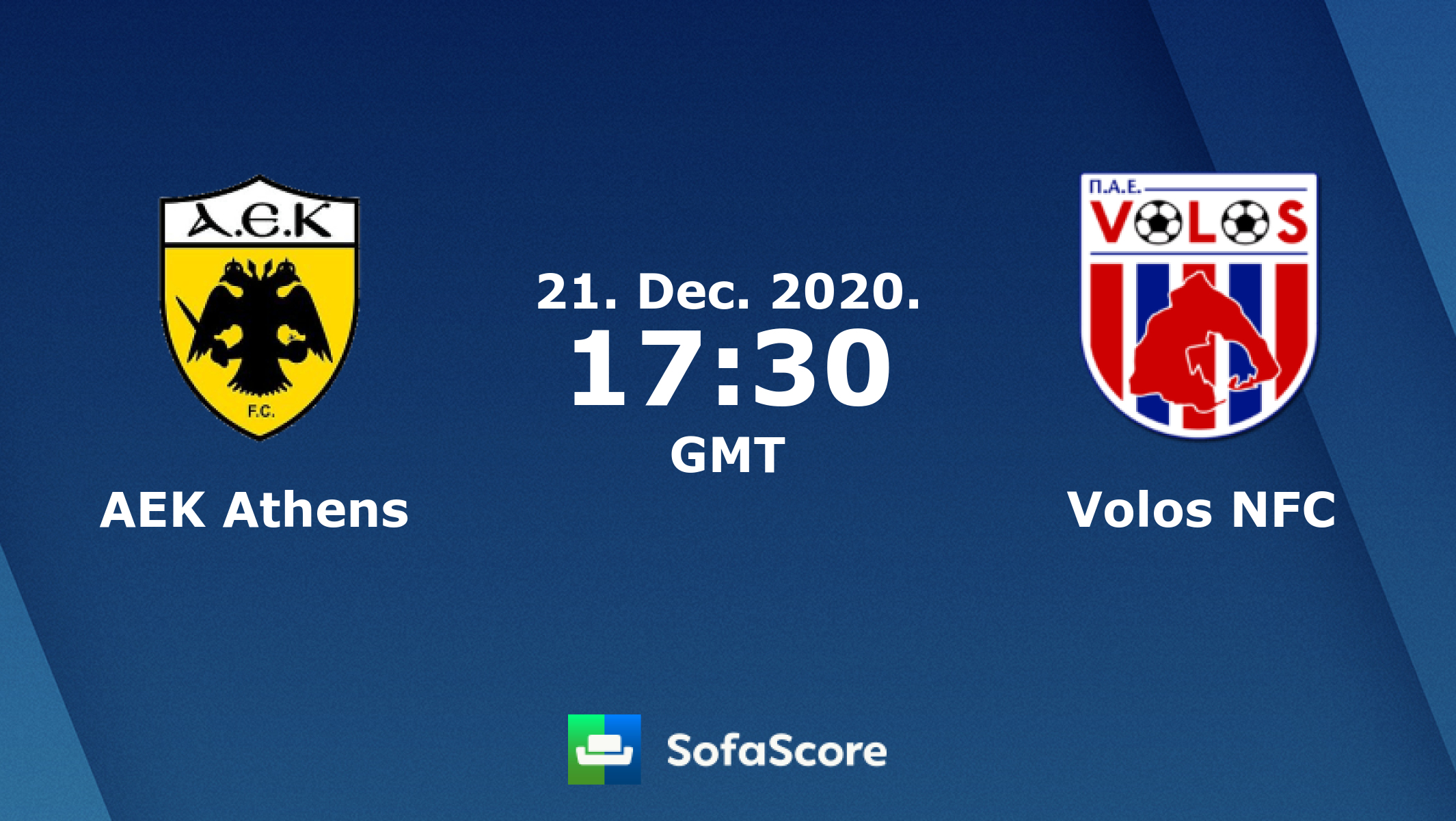 Nhận định, soi kèo AEK Athens vs Volos 0h30 ngày 22/12/2020